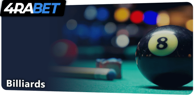 Billiards betting at 4rabet