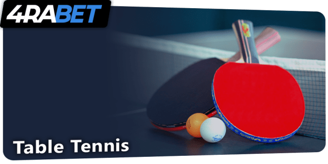 Table Tennis betting at 4rabet