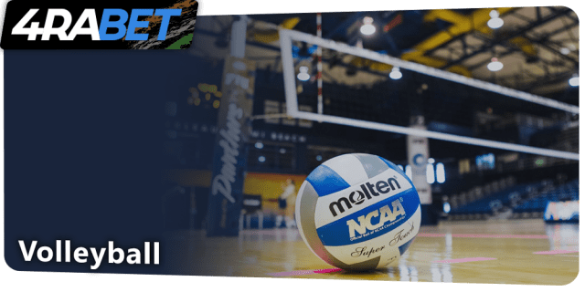 Volleyball betting at 4rabet