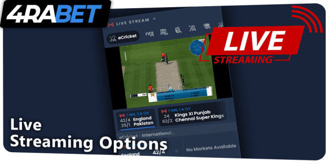 live streaming services at 4rabet