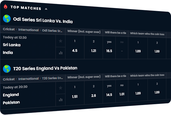 This is what the 4rabet betting line looks like: tournaments, matches, odds
